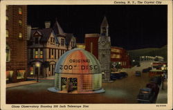 The Crystal City Corning, NY Postcard Postcard
