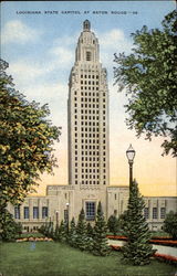 Louisiana State Capitol at Baton Rouge Postcard Postcard