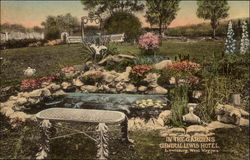 In the Gardens General Lewis Hotel Postcard