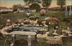 In the Gardens General Lewis Hotel Lewisburg, WV Postcard Postcard