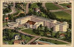 U. S. Veterans Hospital No. 99 Excelsior Springs, MO Postcard Postcard