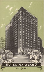 Hotel Maryland Chicago, IL Postcard Postcard