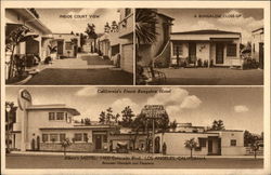 Albert's Motel Los Angeles, CA Postcard Postcard