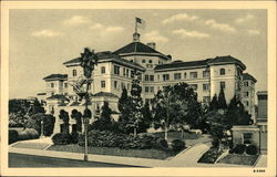 Hollywood Presbyterian Hospital, Olmsted Memorial California Postcard Postcard