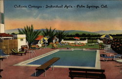 Caliente Cottages Palm Springs, CA Postcard Postcard