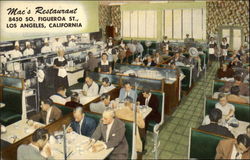 Mac's Restaurant Postcard