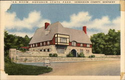 Tea Room, Audubon State Park Postcard