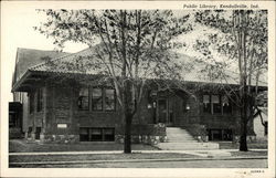 Public Library Kendallville, IN Postcard Postcard