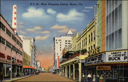 Main shopping district Postcard