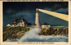 Portlan Head Light, Casco Bay Postcard