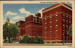 Rochester Methodis Hospital Minnesota Postcard Postcard