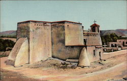 Old Church Taos, NM Postcard Postcard