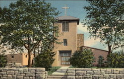 San Miguel Mission, Santa Fe, NM Postcard