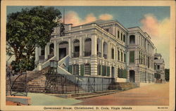 Government House, Christiansted, St. Croix, Virgin Islands Postcard