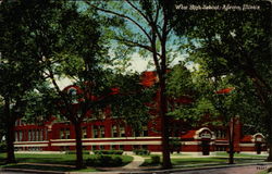 West High School Aurora, IL Postcard Postcard