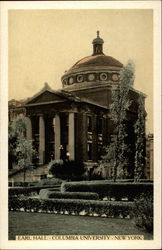 Earl Hall-Columbia University New York Postcard