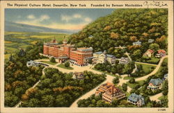 The Physical Culture Hotel Founded by Bernarr Macfadden Dansville, NY Postcard Postcard