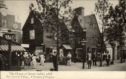 The House of Seven Gables 1668 Postcard
