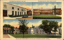 Museums and Galleries Springfield, MA Postcard Postcard