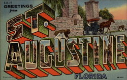 Greetings from St. Augustine, Florida Postcard Postcard