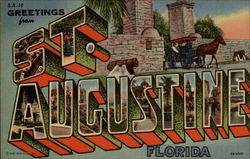 Greetings from St. Augustine, Florida Postcard