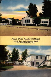 Aqua-Villa Rental Cottages St. Petersburg, FL Postcard Postcard