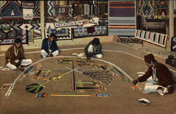 Navajo Sand Painting -- Whirling Log Postcard