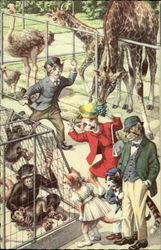 Cats at the Zoo Postcard