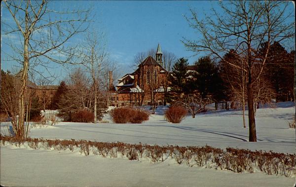 Winter Scene, St. Francis Health Resort Denville New Jersey