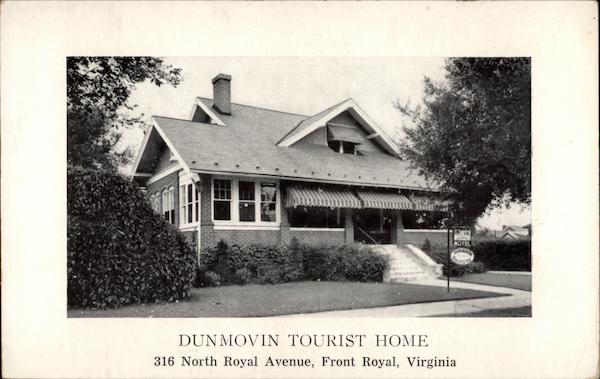 Dunmovin Tourist Home Front Royal Virginia