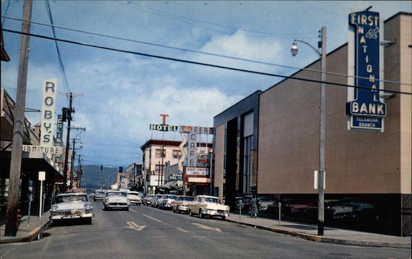 Main Street of Tillamook, Oregon
