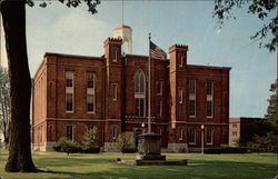 Old Main Knox College Galesburg, IL Postcard Postcard