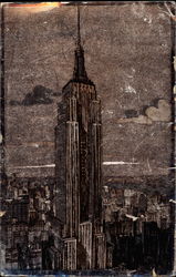 Empire State Building, New York City Postcard Postcard