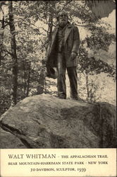 Walt Whitman Bear Mountain, NY Postcard Postcard
