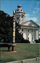 Agricultural Totem Pole Moultrie, GA Postcard Postcard