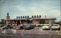 Sauzer's Waffle Shop Postcard