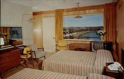 L'Auberge Des 4-Chemins Hotel-Motel Quebec Canada Postcard Postcard