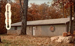 Lone Scout Memory Lodge New London, NC Postcard Postcard