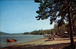 Westward Shores Camping Area Postcard