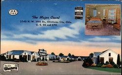 The Major Court Postcard