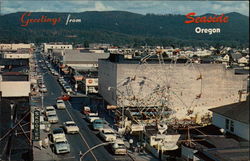 Greetings from Seaside Oregon Postcard Postcard