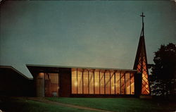 Oceanlake Congregational Church Postcard