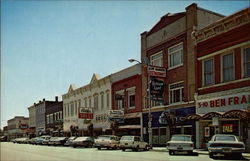 Looking South on Main Street Postcard