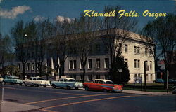 Klamath Falls County Court House Postcard