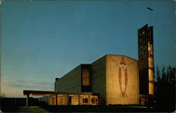 Lutheran Church at Eventide Postcard