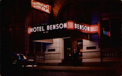 Hotel Benson on Broadway Portland, OR Postcard Postcard