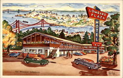 Lombard Plaza Motel Postcard