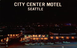 City Center Motel Seattle, WA Postcard Postcard