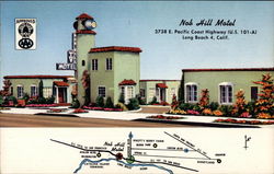 Nob Hill Motel Postcard