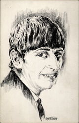 The Beatles - Ringo Starr Celebrities Postcard Postcard